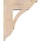 Ekena Millwork Thorton Traditional Smooth Bracket w/ Offset Brace, Douglas Fir, 7 1/2"W x 20"D x 24"H BKT0806X20X24THR01SDF - alternate 4